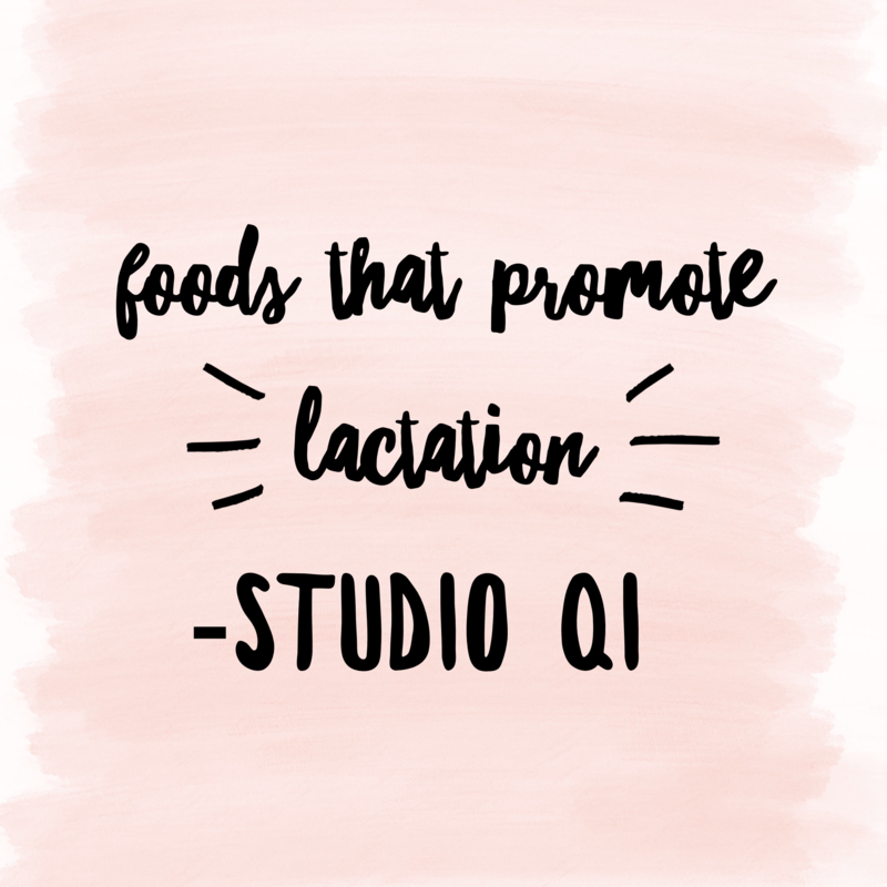 Foods that promote lactation Foods that promote lactation